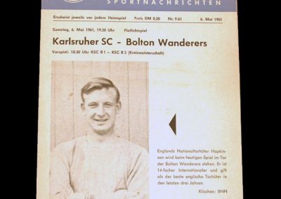 Karlsrusher v Bolton 06.05.1961