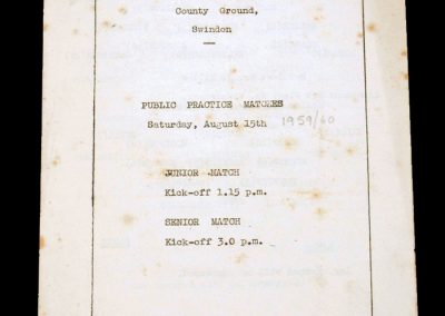 Swindon Public Practice 15.08.1959