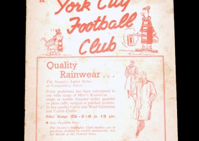 York v Swindon 23.01.1960