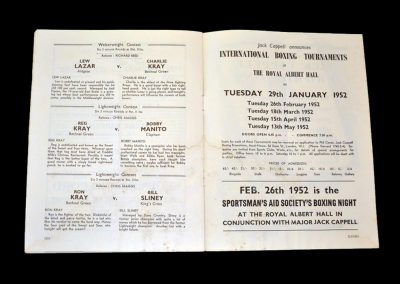 Royal Albert Hall 11.12.1951 - All 3 Krays