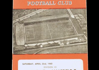 Swindon v Mansfield 23.04.1960