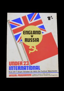 England v Russia 22.10.1969 - Under23 at Old Trafford