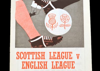 Scottish League v English League 26.03.1969 (players get fee of £30 plus shirt!)