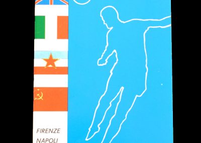 England v Yugoslavia 05.06.1968 - 1968 Euro Championships (Tournament Programme 5-8.06.1968)