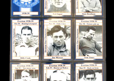 Everton 1938/1939 Season Photos