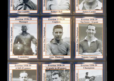 Everton 1938/1939 Season Photos