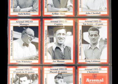 Arsenal 1952/1953 Season Photos