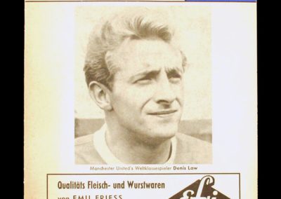 Hamburg v Man Utd 12.08.1964 (Friendly)