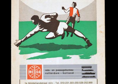 Newcastle v Feyenoord 17.09.1968 1st Round 2nd Leg 0-2