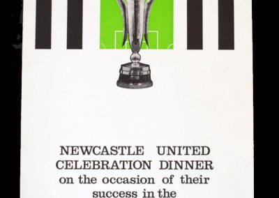 Celebration Dinner Menu 15.07.1969