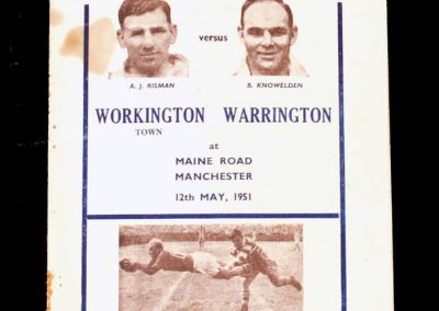 Warrington v Workington 12.05.1951 (Championship Final)