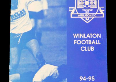 Winlaton v Middlesbrough 17.09.1994 (friendly)
