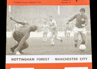 Notts Forest v Man City 28.12.1968 (postponed)