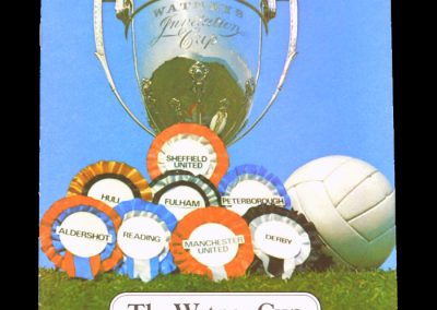 Man Utd v Hull 05.08.1970 - Watney Cup Semi Final