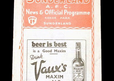 Sunderland v Wolves 10.03.1937 - FA Cup 6th Round Replay
