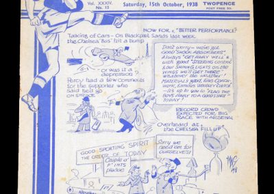 Chelsea v Arsenal 15.10.1938
