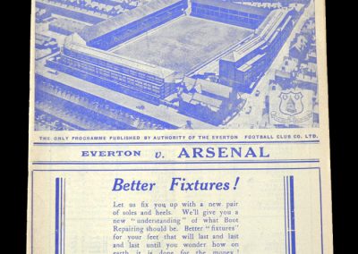 Everton v Arsenal 14.01.1939