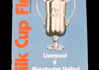 Liverpool v Man Utd 26.03.1983 - Milk Cup Final