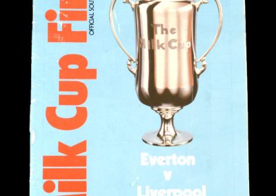 Everton v Liverpool 25.03.1984 - Milk Cup FInal