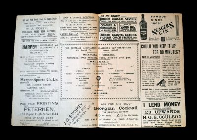 Millwall v Chelsea 30.01.1937 (FA Cup 4th Round)