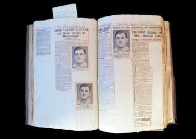 Cyril Done Career Scrapbook (Liverpool, Port Vale & Tranmere 1939-1955)