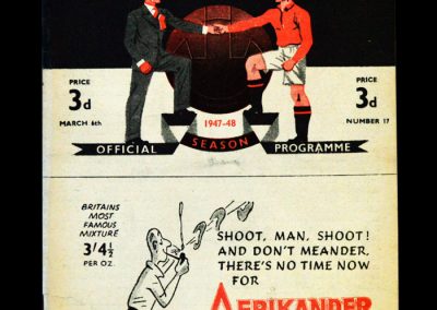 Man Utd v Sunderland 06.03.1948