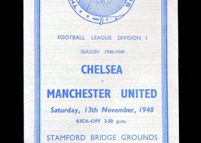 Chelsea v Man Utd 13.11.1948