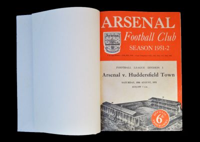 Arsenal Bound Volume 1951/52