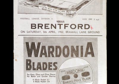 Sheff Utd v Brentford 05.04.1952