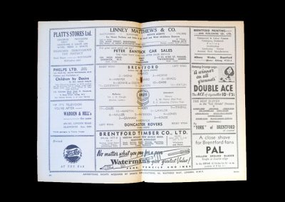 Brentford v Doncaster 30.04.1952