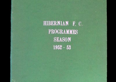 Hibernian Bound Volume 1952/53