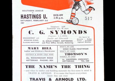 Kettering v Hastings 02.02.1957