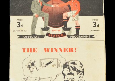 Man Utd v Burnley 01.01.1948