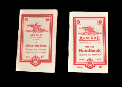 Arsenal Handbook 1947/48 & 1948/49