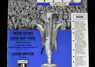 Leeds v Zagreb 06.09.1969 (ICFC Final 2nd Leg)