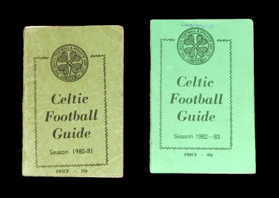 Celtic Handbooks 1980/81 and 1982/83