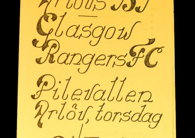 Arlois v Rangers 21.07.1983