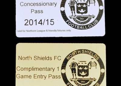 North Shields Concessionary Passes (DT Always paid to get in)
