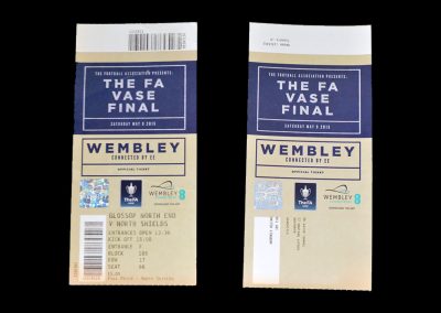 North Shields v Glossop 09.05.2015 (FA Vase Final Tickets) 2-1