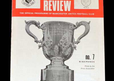 Man Utd v Wrexham 23.09.1969 (League Cup 3rd Round)