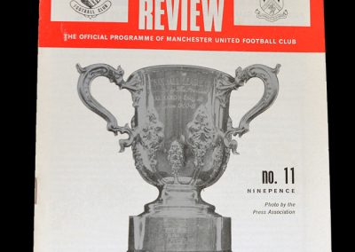 Man Utd v Burnely 20.10.1969 (League Cup 4th Round Replay)