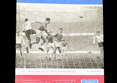 Man Utd v Burnley 29.11.1969