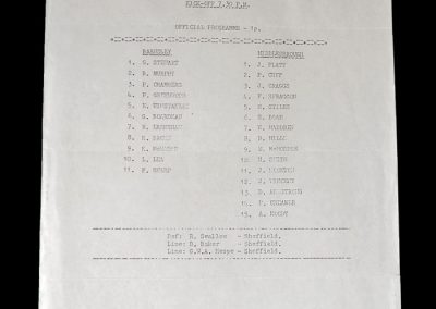 Middlesbrough v Barnsley 07.08.1972 (Friendly)