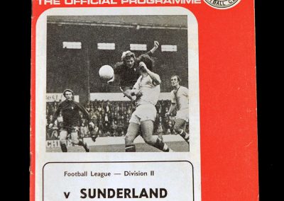 Middlesbrough v Sunderland 12.08.1972