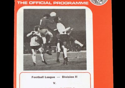 Middlesbrough v Hull City 23.09.1972
