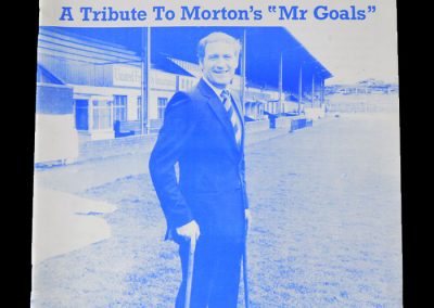 Middlesbrough v Morton 17.11.1981 - McGraw Testimonial