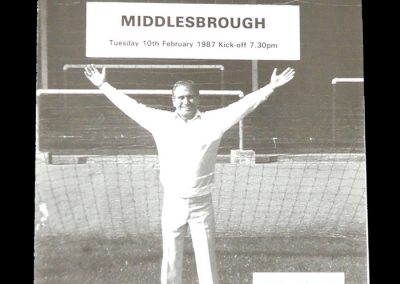 Middlesbrough v Rochdale 10.02.1987 (Freight Rover Trophy)