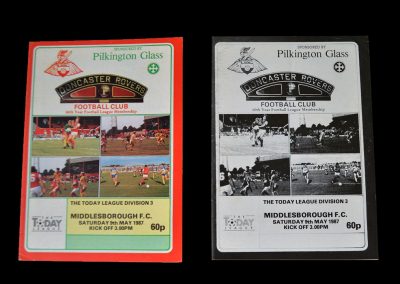 Middlesbrough v Doncaster 09.05.1987 (Colour and Black and White)