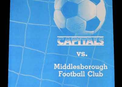 Middlesbrough v Albany 14.06.1988