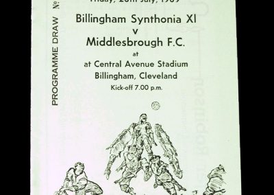 Middlesbrough v Billingahm Synthonia 28.07.1989